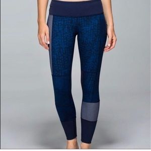 Lululemon Shashiko Patchwork Leggings size 6
